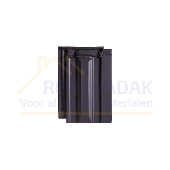 Dakpan Monier Belmont Antraciet mat vol donker Engobe