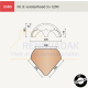 Broekstuk 4xHalfrond Vario nr. 9 Koramic Alegra 12
