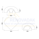 Broekstuk 3xHalfrond Type Plus Monier De Nieuwe Hollander Plus
