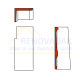 3/4 Chaperongevelpan Links 90° Monier Horizon