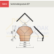 Broekstuk 1xHoekig 1800 2xHoekig Hoekkeper 3400 Koramic Leipan 301