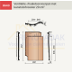 Ventilatiepan Koramic Madura