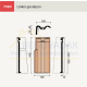 Gevelpan Links Koramic Modula