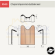 Chaperonpan 70° met dubbelewel Koramic OVH Vario