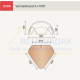 Broekstuk 3xHalfrond 1001 Koramic Standard Mulden
