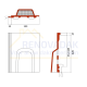 Ventilatiepan Monier Tegalit