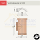 Halfronde Verbindingsstuk 3xHalfrond 1200 Koramic Tuile du Nord 44