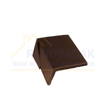 Chaperongevelpan Links 90° Monier Bretagne Moka Engobe