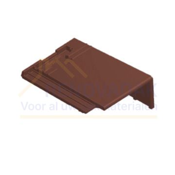 Gevelpan Rechts Monier Bretagne Rood rustiek Engobe