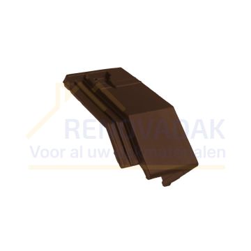 Halve Knikgevelpan Rechts 140° Monier Bretagne Moka Engobe