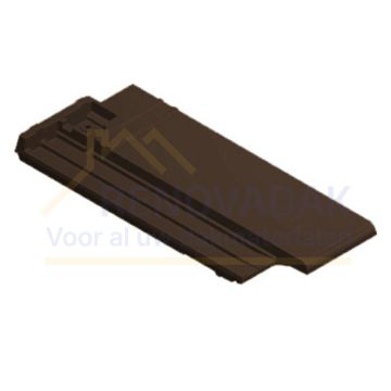 Halve pan Rechts Monier Bretagne Moka Engobe