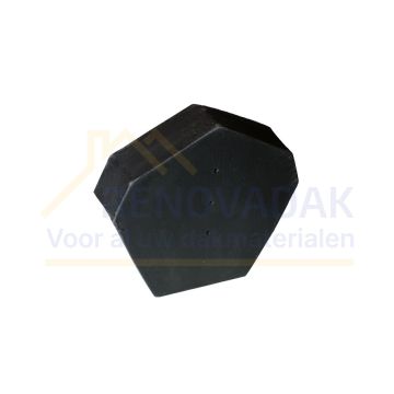 HV Begin-/Eindkap Type S Monier Bretagne Antraciet vol donker Engobe