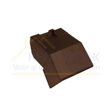 Knikgevelpan Links 140° Monier Bretagne Moka Engobe