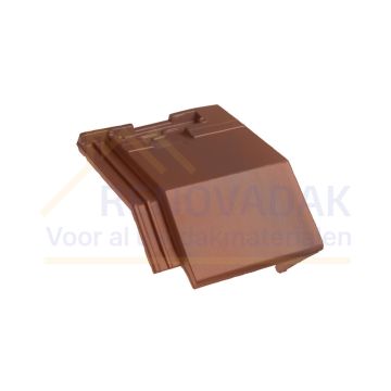 Knikgevelpan Rechts 140° Monier Bretagne Rood rustiek Engobe