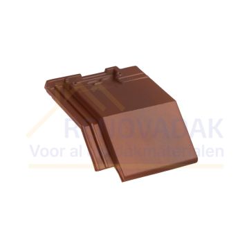 Knikpan 140° Monier Bretagne Rood rustiek Engobe