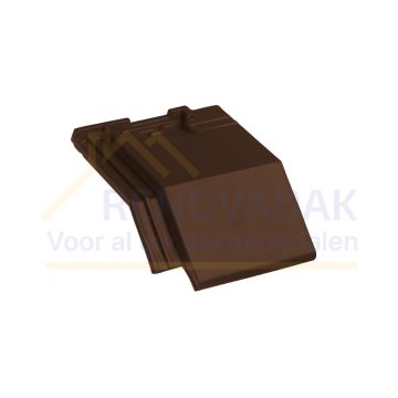 Knikpan 140° Monier Bretagne Moka Engobe