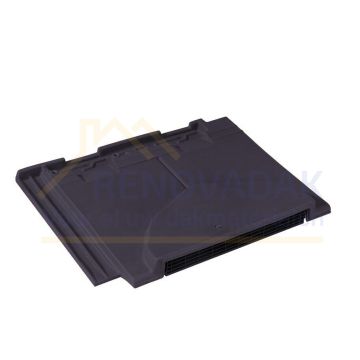 Ventilatiepan Monier Bretagne Antraciet vol donker Engobe