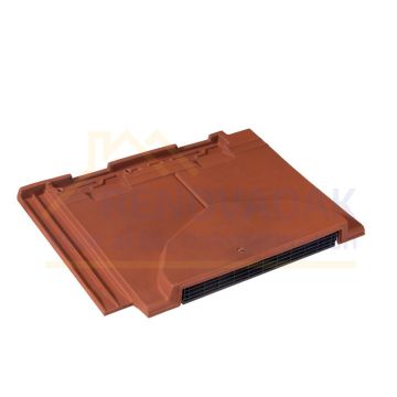 Ventilatiepan Monier Bretagne Rood rustiek Engobe