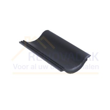Dakpan met nagelgat Monier Brugse pan Zwart Novo+