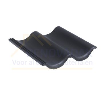 Dubbele pan Monier Brugse pan Zwart Novo+