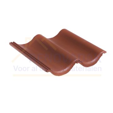 Dubbele pan Monier Brugse pan Rood Novo+