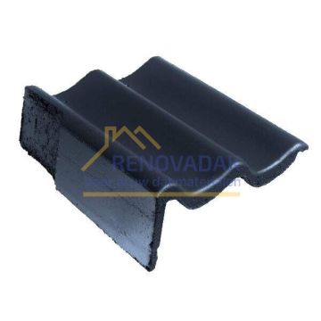 Gevelpan Links Monier Sneldek Glazuron Azzurro Glazuron