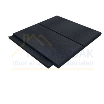 Dubbele pan Monier Horizon Zwart Novo+