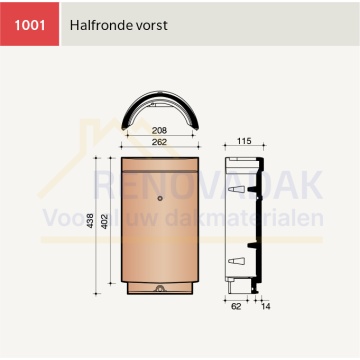 Halfronde Vorst Koramic Jura Nova Natuurrood Naturel