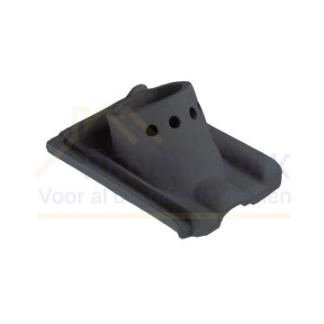 Doorvoerpan Monier Kruispan Blauw gesmoord Naturel