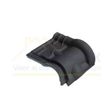Knikpan 135° Monier Kruispan Blauw gesmoord Naturel