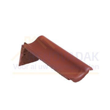 Halve Chaperonpan 90° Monier Low Pitch System Rood Natura