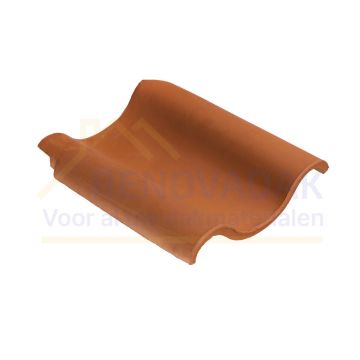 Dakpan met dubbelewel Monier Oude Holle Natuurrood Naturel