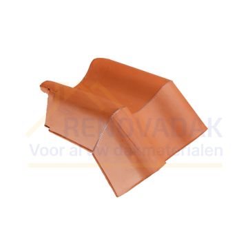 Knikgevelpan Links 140° Monier Oude Holle Natuurrood Naturel