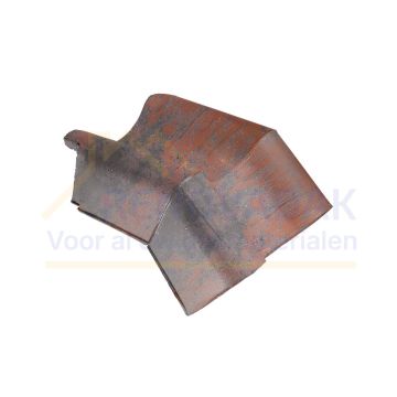 Knikgevelpan Links 140° Monier Oude Holle Oud rood 1880