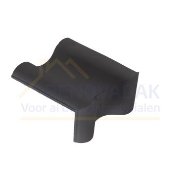 Chaperongevelpan Links 90° Monier OVH 206 Blauw gesmoord Naturel