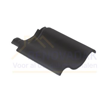 Dakpan met dubbelewel Monier OVH 206 Blauw gesmoord Naturel