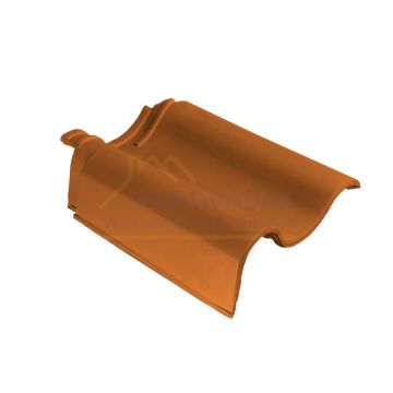 Gevelpan Links Monier OVH 206 Rood rustiek Engobe