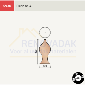 Piron nr. 4 Koramic OVH Klassiek