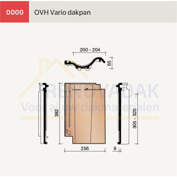 Dakpan Koramic OVH Vario