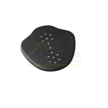 Zadel Begin-/Eindschijf Type HO Monier Rubin 9V Basaltgrijs Engobe