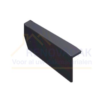 Gevelstuk Links Type S Monier Signy-Finnez Antraciet mat vol donker Engobe