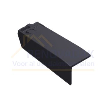 Halve Gevelpan Links Monier Signy-Finnez Antraciet mat vol donker Engobe