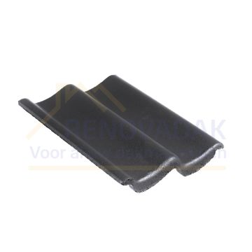 Dakpan met dubbelewel Monier Sneldek Classic Antraciet Novo+