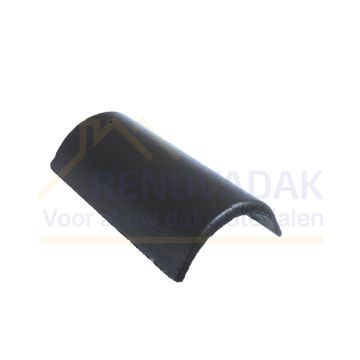 Halfronde Vorst Uni Monier Sneldek Classic Zwart Novo+