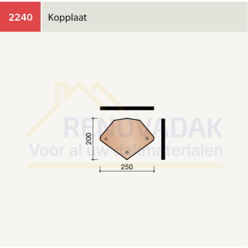 Chaperon Begin-/Eindkap Koramic Standard Mulden Natuurrood Naturel