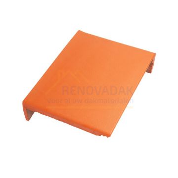 Chaperongevelpan Links 90° Monier Tegalit Rood Protegon mat
