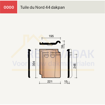 Dakpan Koramic Tuile du Nord 44