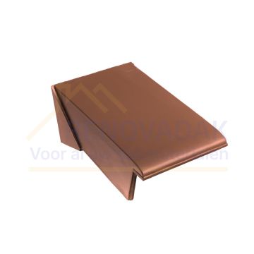 Chaperongevelpan Links 70° Monier Tuile Plat Natuurrood Naturel