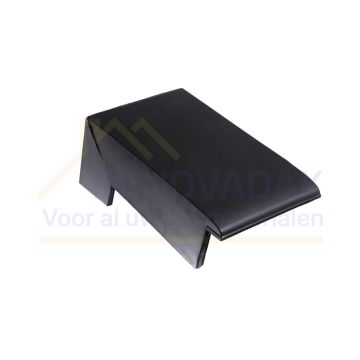 Chaperongevelpan Links 90° Monier Tuile Plat Zwart vol donker Engobe