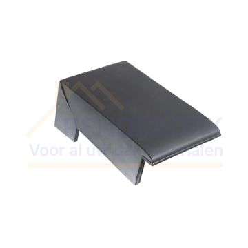 Chaperongevelpan Links 90° Monier Tuile Plat Platinagrijs Edelengobe